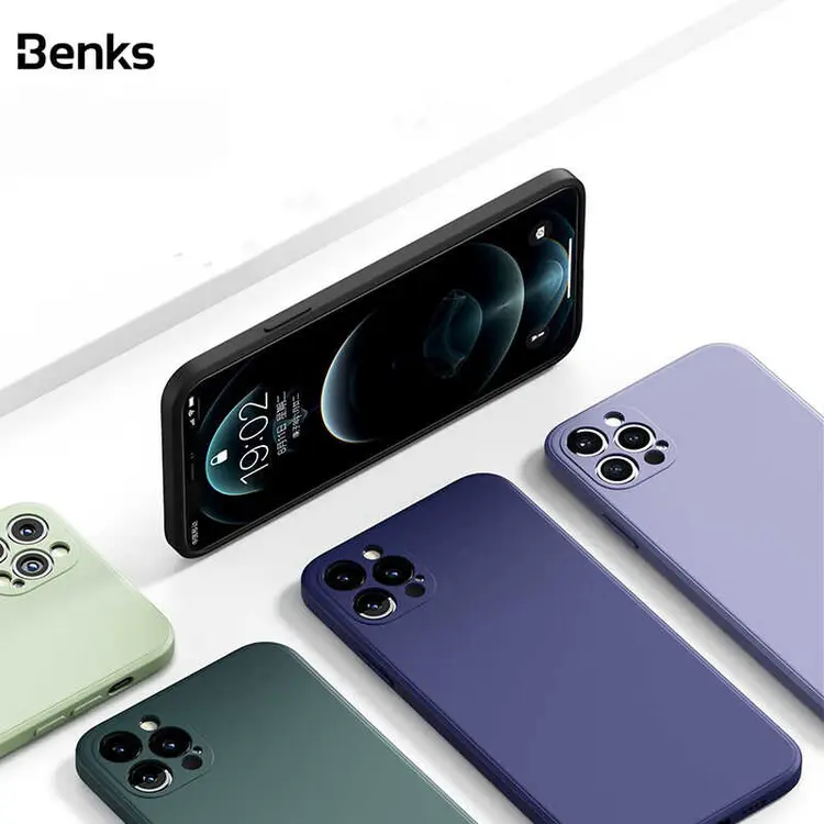 iPhone 12 Pro Max Silikon Kılıf, Kadife İç Yüzeyli - Benks Painting