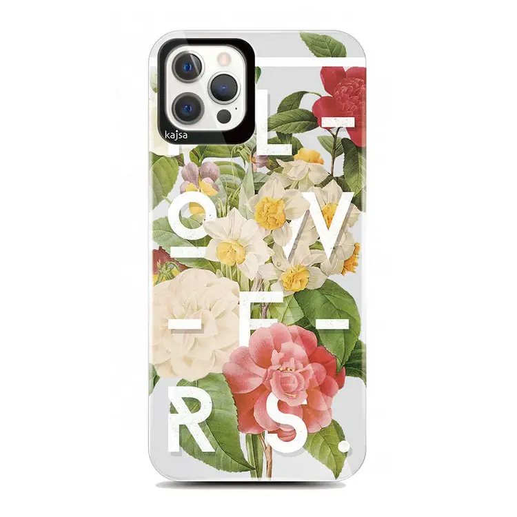 iPhone 12 Pro Max Çiçek Desenli Kılıf - Kajsa Floral Kapak
