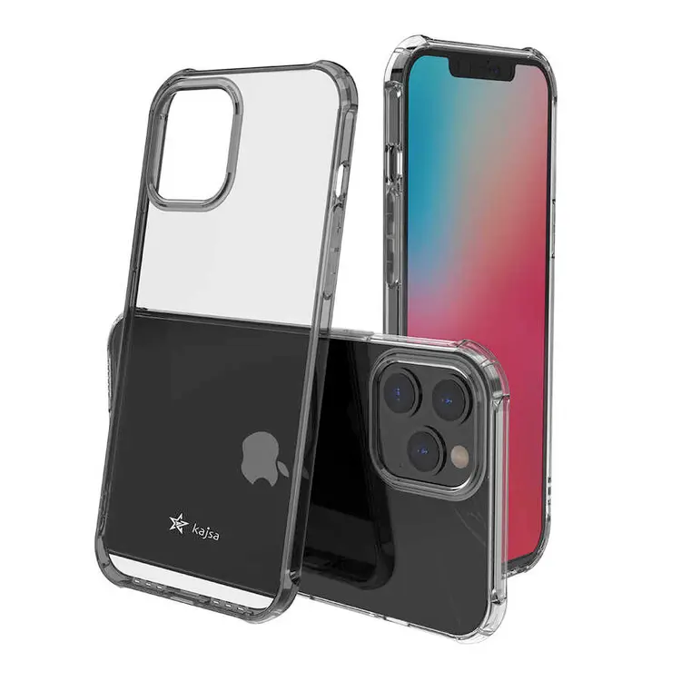 iPhone 12 Pro Max Şeffaf Kılıf, Airbag Köşeli - Kajsa Transparent