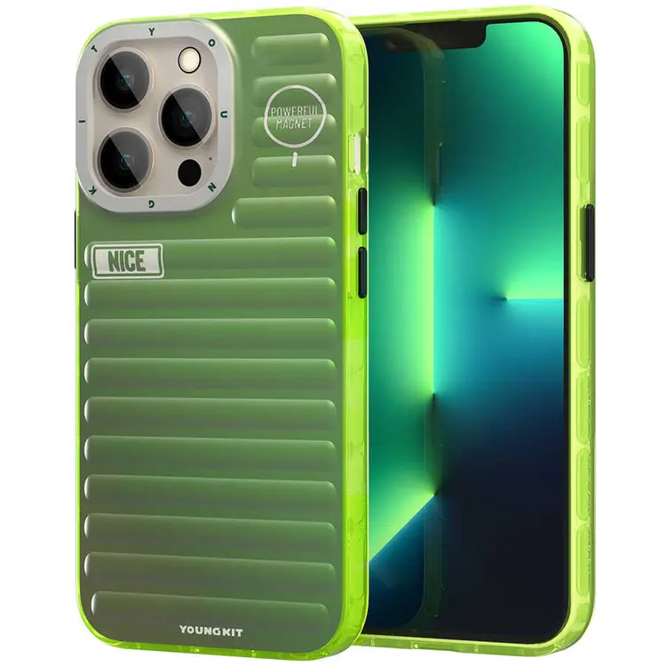 iPhone 12 Pro Max MagSafe Uyumlu Mat Kılıf - YoungKit Plain Coloured