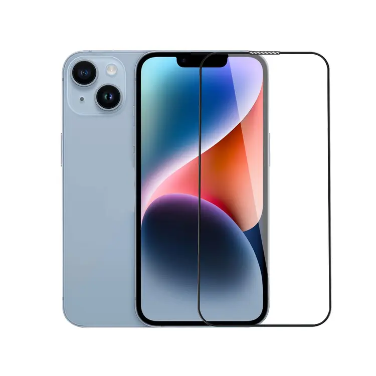 iPhone 13 Mavi Işık Teknolojili Parlama Önleyici Cam Ekran Koruyucu - Wiwu CZ-003
