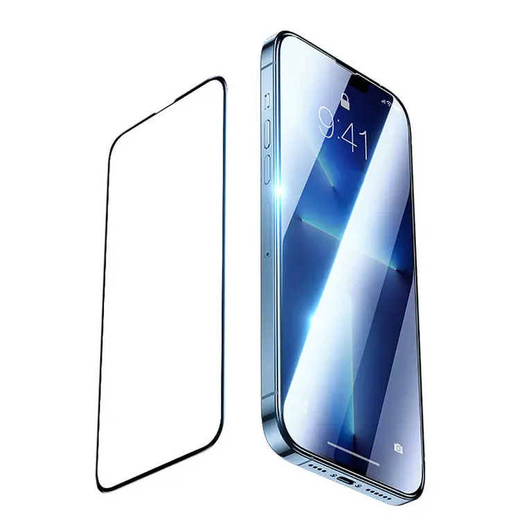 iPhone 13 Mat Ekran Koruyucu, Parmak İzi Bırakmayan 0.3 mm 3D Cam - Benks
