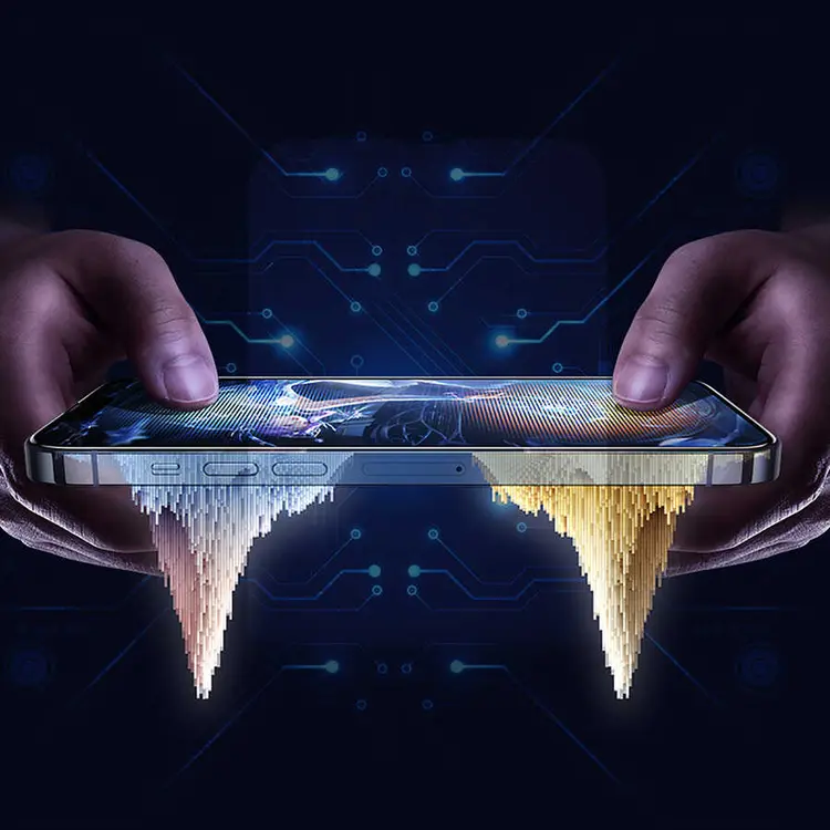 iPhone 13 Mat Ekran Koruyucu, Parmak İzi Bırakmayan 0.3 mm 3D Cam - Benks