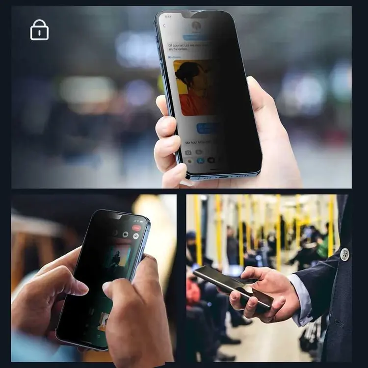 iPhone 13 Hayalet Ekran Koruyucu - Davin Privacy Seramik Ekran Filmi