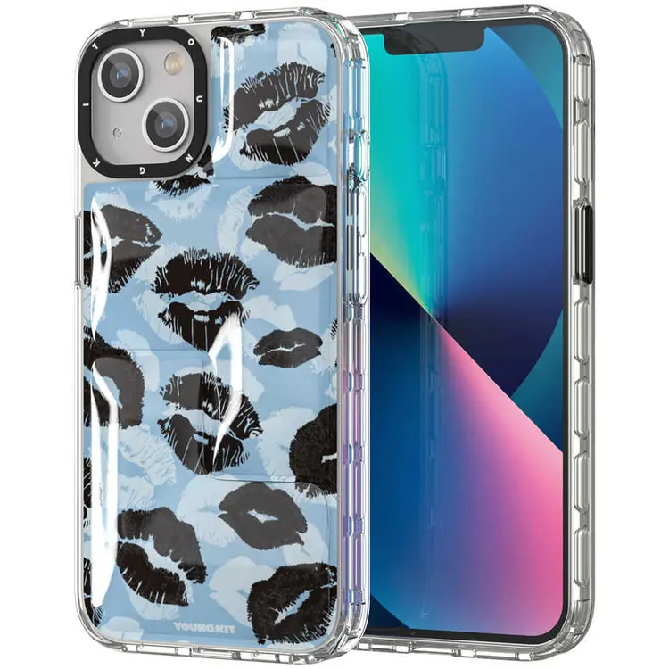 iPhone 13 Çok Katmanlı Koruma Kılıf - YoungKit Leopard Article