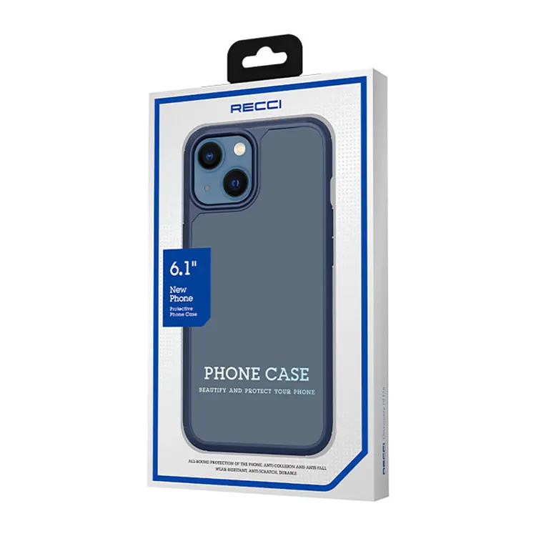 iPhone 13 Airbagli TPU Kenar Mat Arka Yüzey Kılıf - Recci Jazz