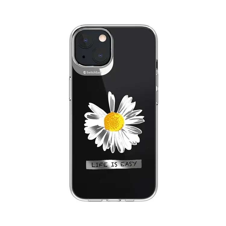 iPhone 13 Çift IMD Baskılı Lisanslı Kılıf - Switcheasy Artist Daisy