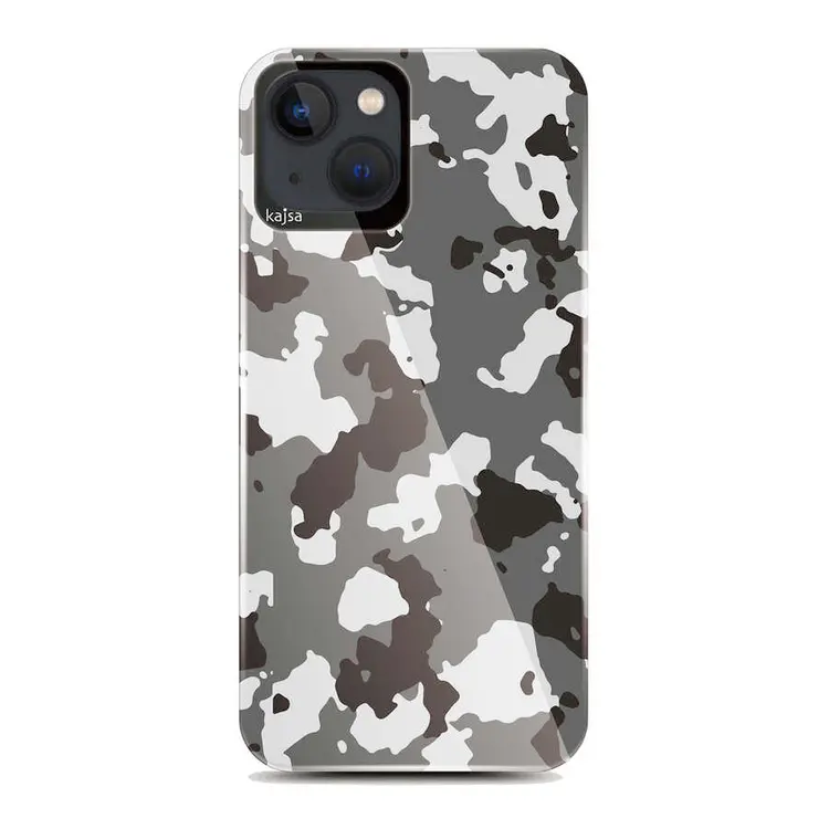 iPhone 13 Kamuflaj Tasarımlı Kılıf - Kajsa Camo Kapak