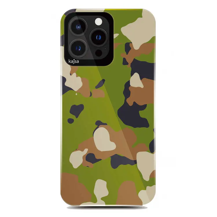iPhone 13 Pro Kamuflaj Desenli Kılıf - Kajsa Camo Kapak