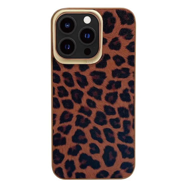 iPhone 13 Pro Kılıf Kajsa Glamorous Leopard Combo Kapak