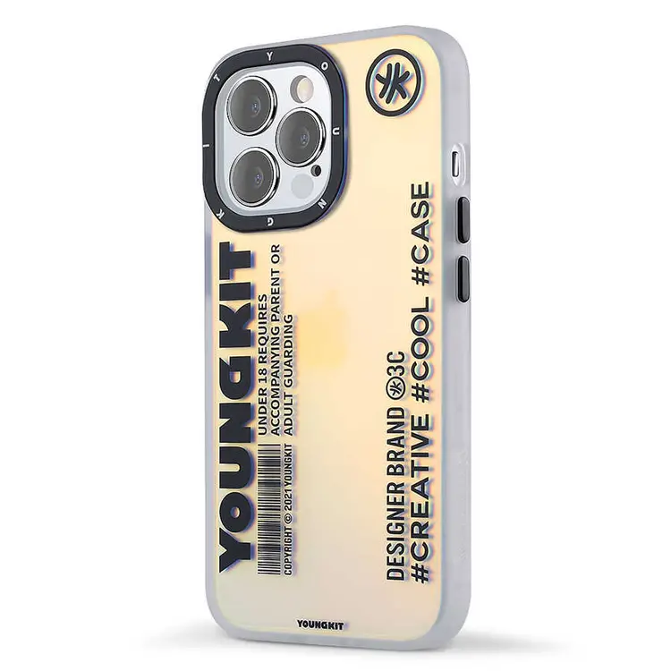 iPhone 13 Pro Kılıf, Desenli ve Darbe Emici Kapak - YoungKit Fashion Culture Time