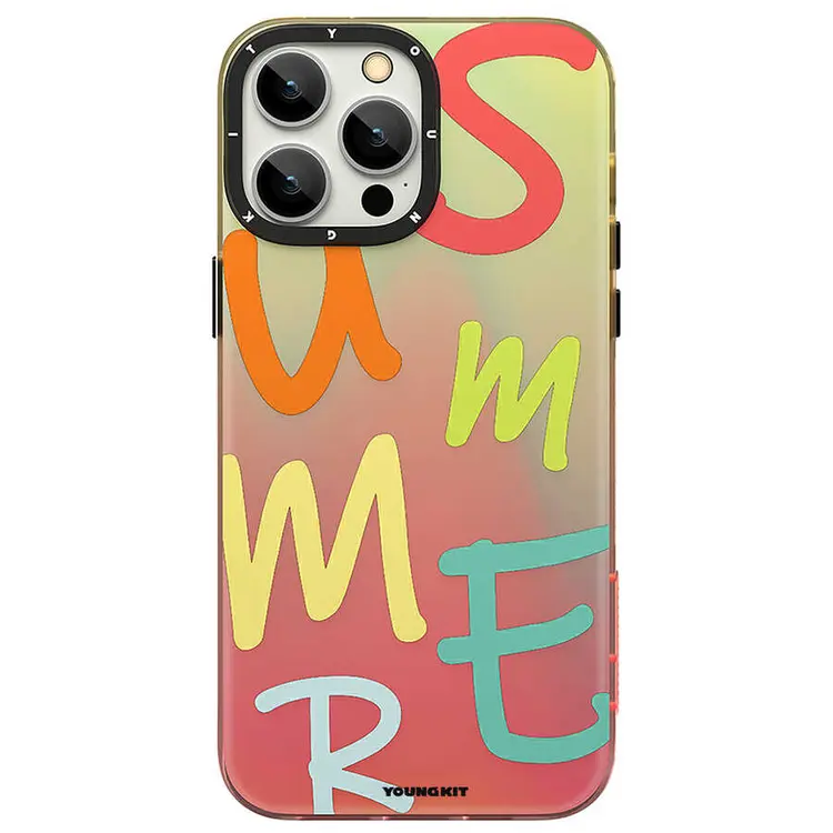 iPhone 13 Pro Kılıf, Çok Katmanlı Koruma - YoungKit Summer Serisi