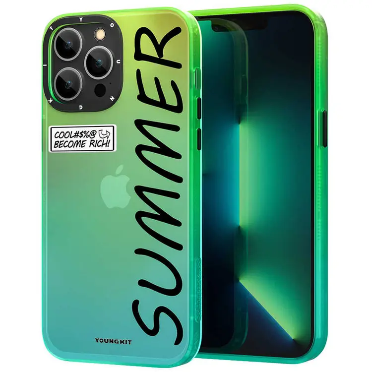 iPhone 13 Pro Kılıf, Çok Katmanlı Koruma - YoungKit Summer Serisi