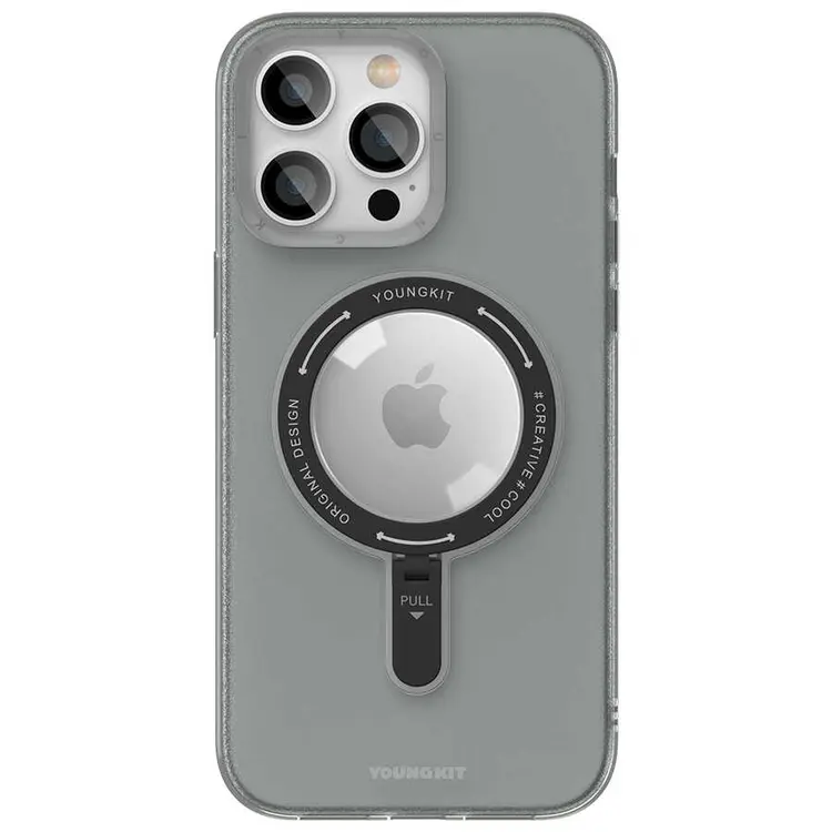 iPhone 13 Pro Max MagSafe Uyumlu Şeffaf Kılıf - Youngkit Rock Serisi