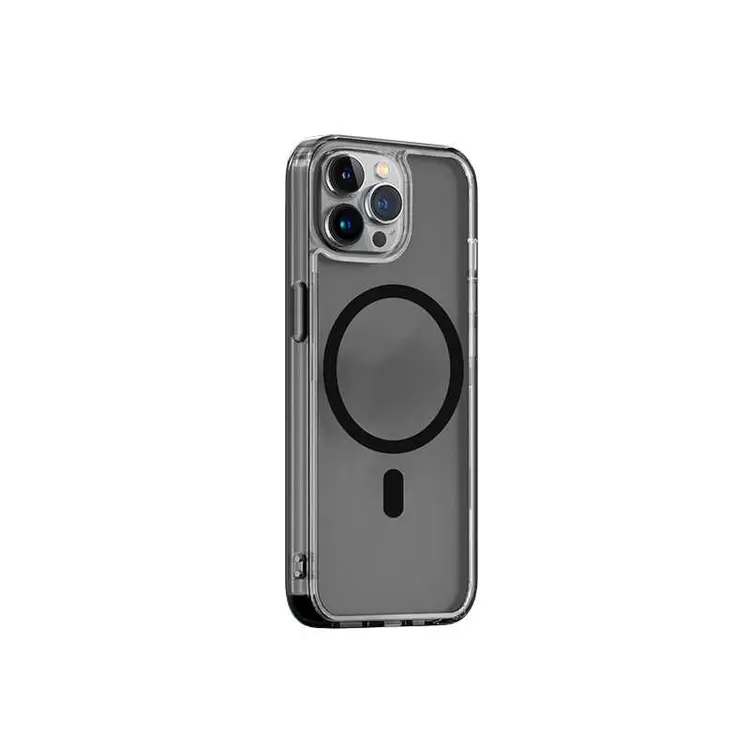 iPhone 13 Pro MagSafe Uyumlu Lens Korumalı Şeffaf Kılıf - Wiwu