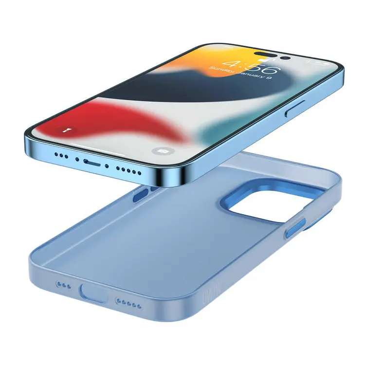 iPhone 14 MagSafe Uyumlu Buzlu Sert PC Kılıf - Wiwu Frosted Magnetic