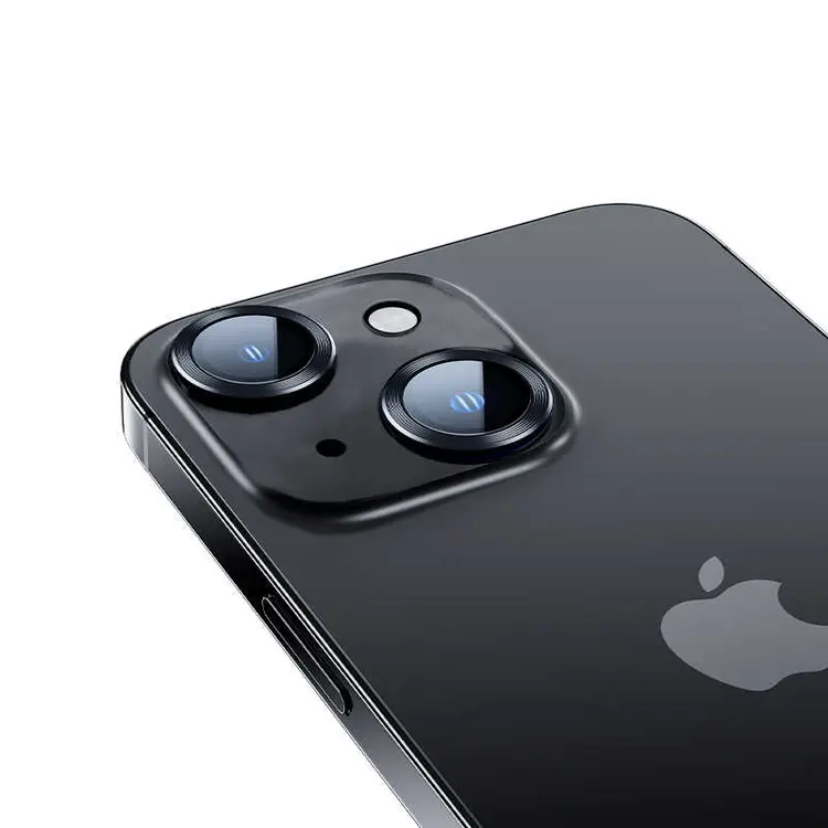 iPhone 14 Kamera Lens Koruyucu, Renkli Metal Tasarım - Benks New KR
