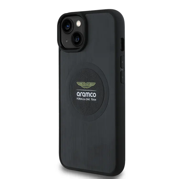 iPhone 14 MagSafe Uyumlu Alüminyum Arka Yüzeyli Kılıf - Aston Martin F1