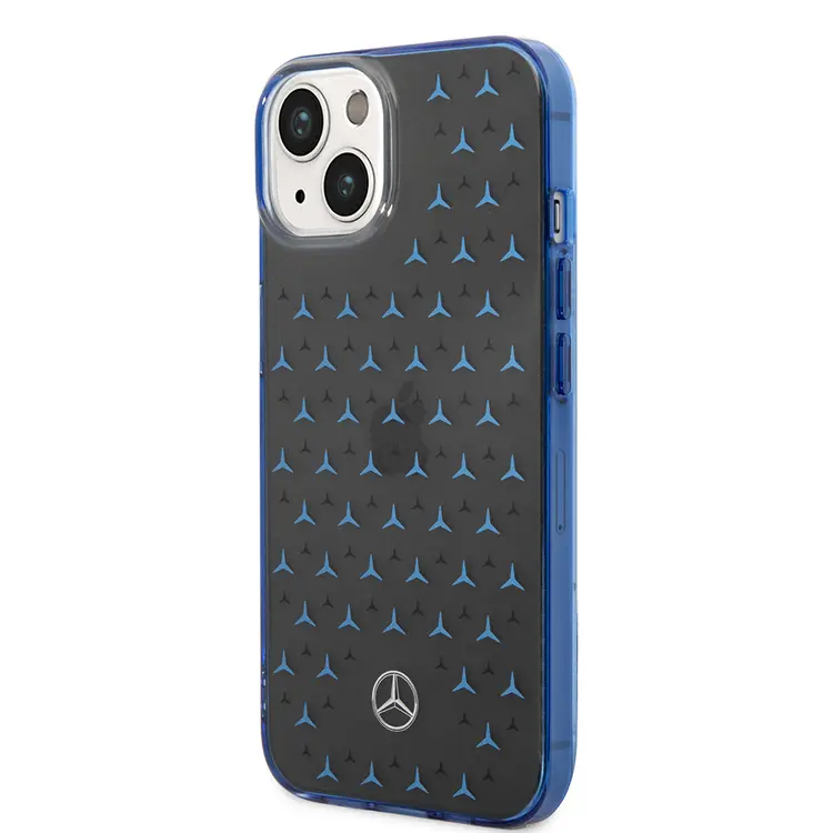 iPhone 14 Çift Katmanlı Yıldız Desenli Kılıf - Mercedes Benz