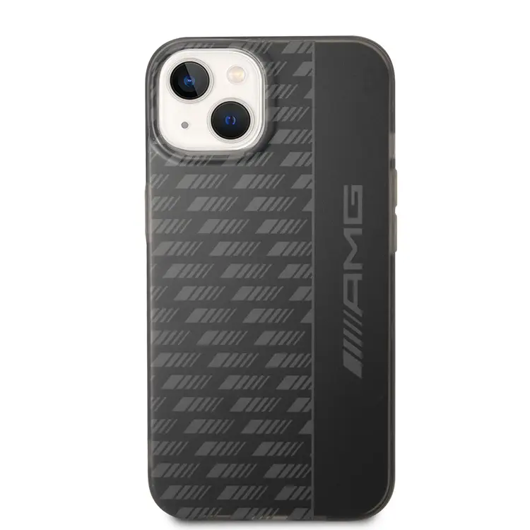 iPhone 14 Plus Buzlu PC Karbon Desenli Kılıf - AMG Frosted