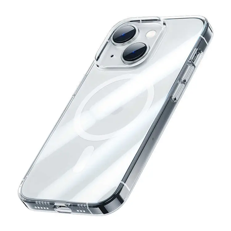 iPhone 14 Plus Şeffaf MagSafe Uyumlu Kılıf - Benks Crystal Series