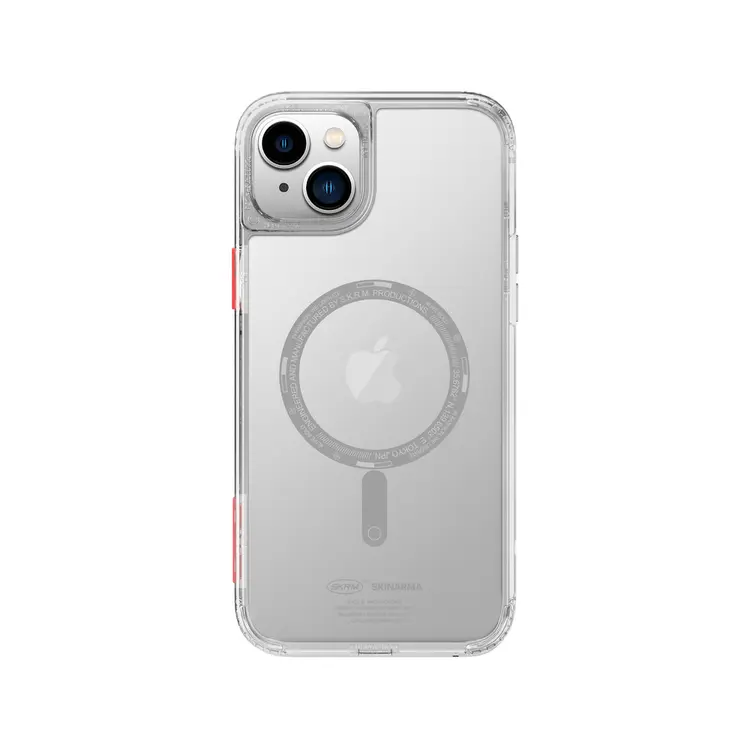 iPhone 14 Plus MagSafe Uyumlu Şeffaf Kılıf - Skinarma Saido
