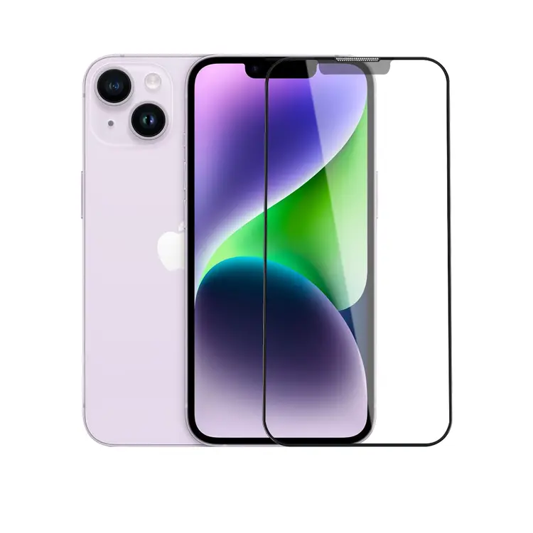 iPhone 14 Plus Mat Temperli Cam Ekran Koruyucu - Wiwu iVista Screen Matte Ultra