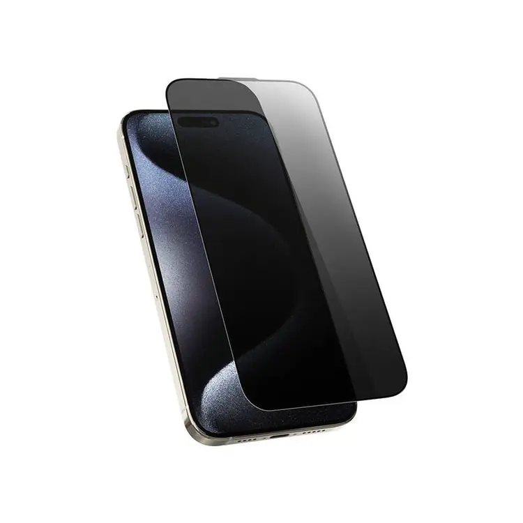 iPhone 14 Plus Gizlilik Filtreli Temperli Cam Ekran Koruyucu - Wiwu Wi-SQ009