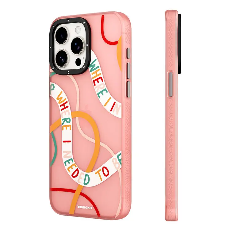 iPhone 14 Pro Tasarımlı Kılıf - Youngkit Sweet Language Bethany Green