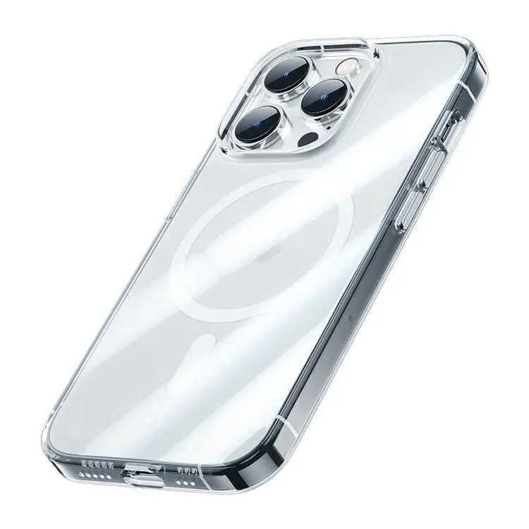 iPhone 14 Pro Şeffaf MagSafe Uyumlu Kılıf - Benks Crystal Series