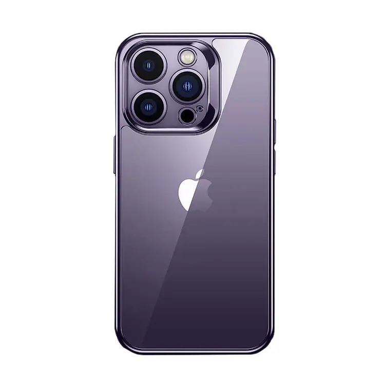 iPhone 14 Pro Şeffaf Kılıf, Ekran Koruyucu Hediyeli - Benks Electroplating