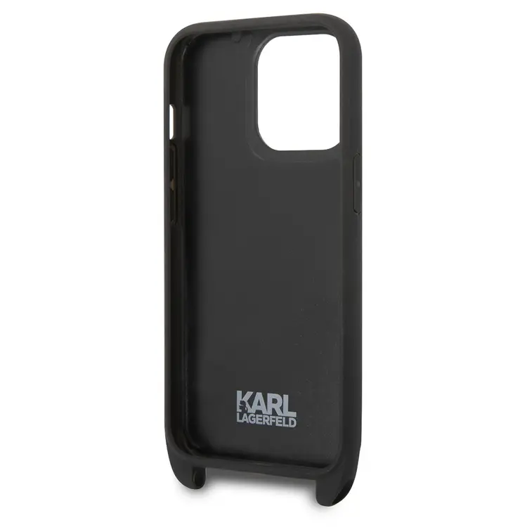 iPhone 14 Pro Boyun Askılı Karl Dizayn Kılıf - Karl Lagerfeld