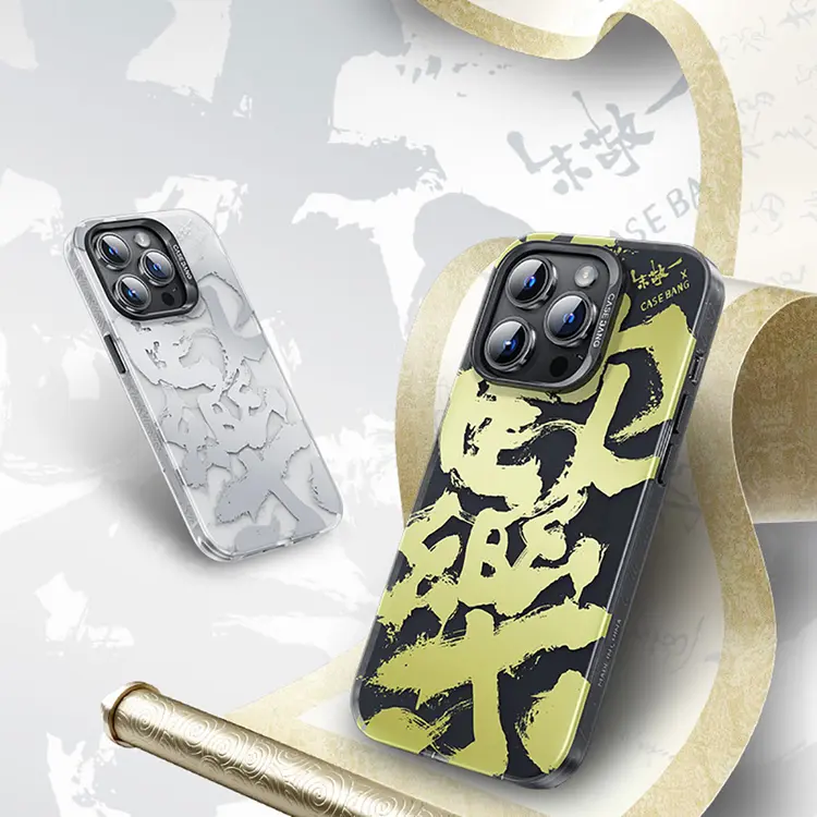 iPhone 14 Pro MagSafe Uyumlu Kılıf - Benks Casebang Calligraphy Joy