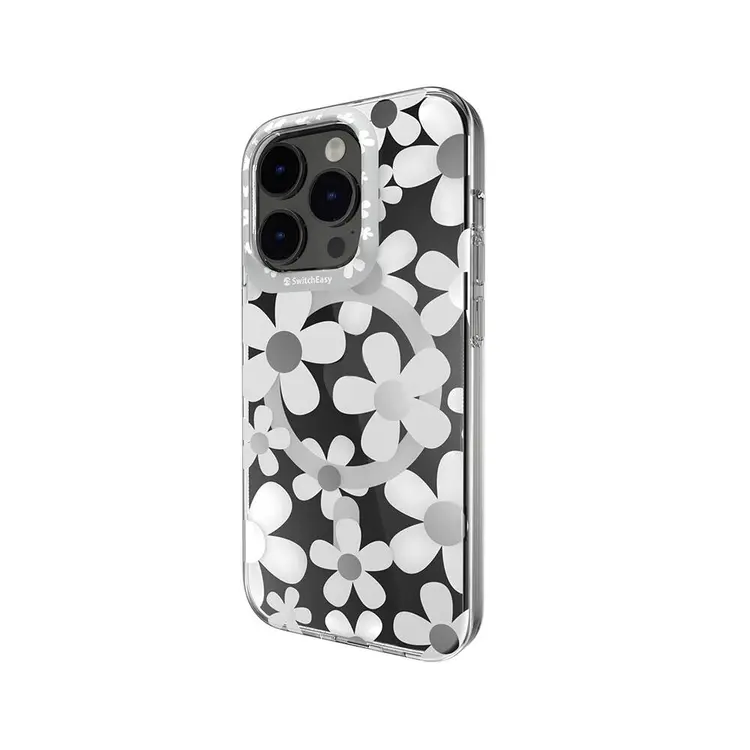 iPhone 14 Pro MagSafe Uyumlu Çift IMD Baskılı Kılıf - Switcheasy Artist-M Fleur