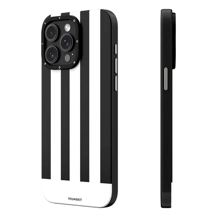 iPhone 14 Pro MagSafe Uyumlu Kılıf - Youngkit Striped Piano Keys