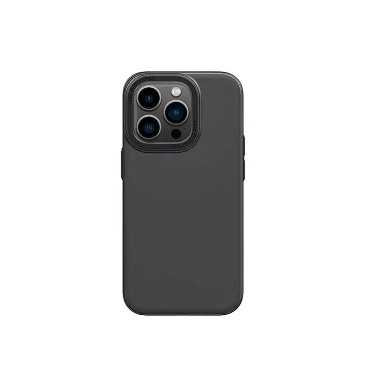 iPhone 14 Pro Metal Kamera Çerçeveli Kılıf - Recci Glaze Serisi