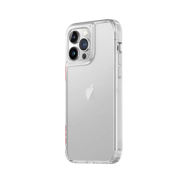iPhone 14 Pro Şeffaf Airbag Tasarımlı Kılıf - Skinarma Saido