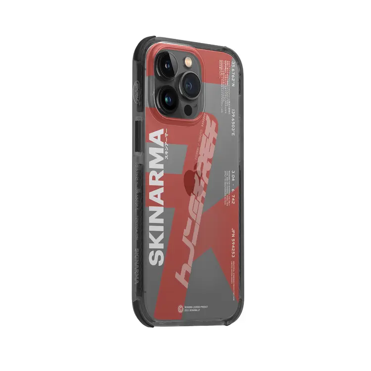 iPhone 14 Pro Şeffaf Airbag Tasarımlı Kılıf - Skinarma Raku