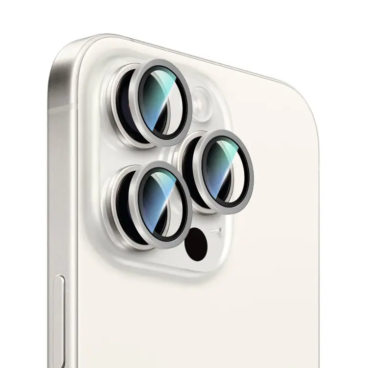 Apple iPhone 14 Pro Max CaseWorld Alloy Serisi Oleofobik Anti Reflective Kamera Lens Koruyucu