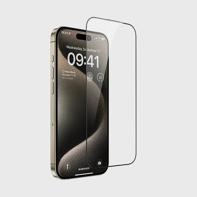 iPhone 14 Pro Max Clear HD Ekran Koruyucu ve Uygulama Aparatı - Casebang