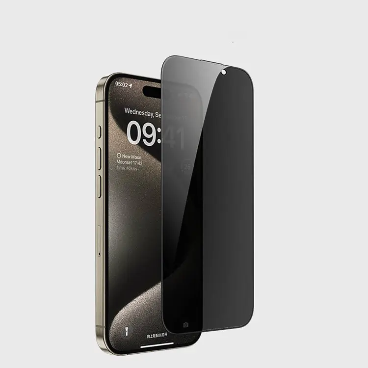 iPhone 14 Pro Max Hayalet Ekran Koruyucu ve Uygulama Aparatı - Casebang Privacy