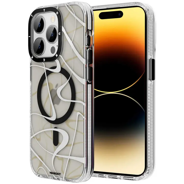 iPhone 14 Pro Max MagSafe Uyumlu Kılıf - Youngkit Water-Ink Serisi