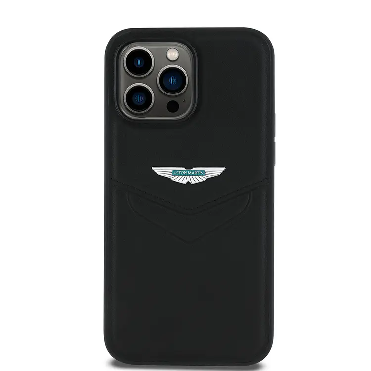 iPhone 14 Pro Max Aston Martin Lisanslı PU Deri Kılıf - Victory
