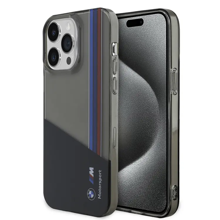 iPhone 14 Pro Max Yarı Şeffaf Kılıf - BMW M Dizayn Lisanslı
