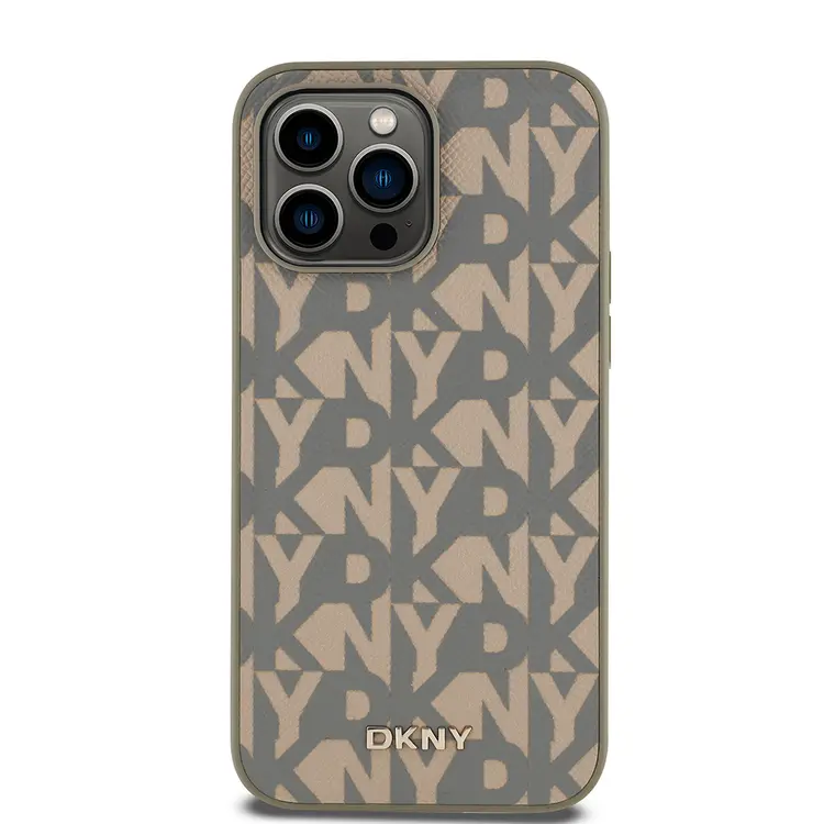 iPhone 14 Pro Max MagSafe Uyumlu Kılıf - DKNY Lisanslı Grid Pattern