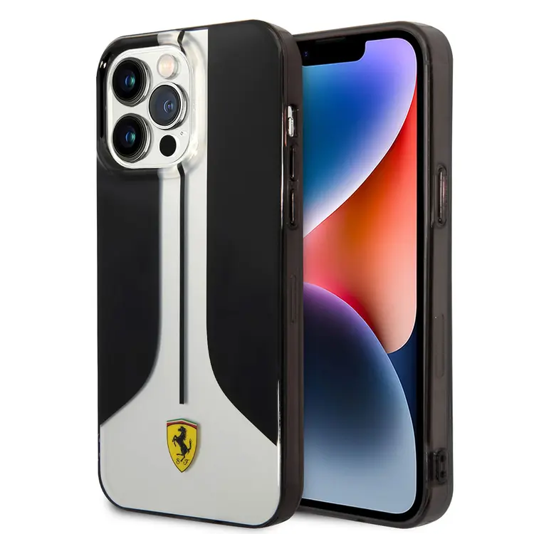 iPhone 14 Pro ve 14 Pro Max Ferrari 296 Çizgili Lisanslı Kılıf