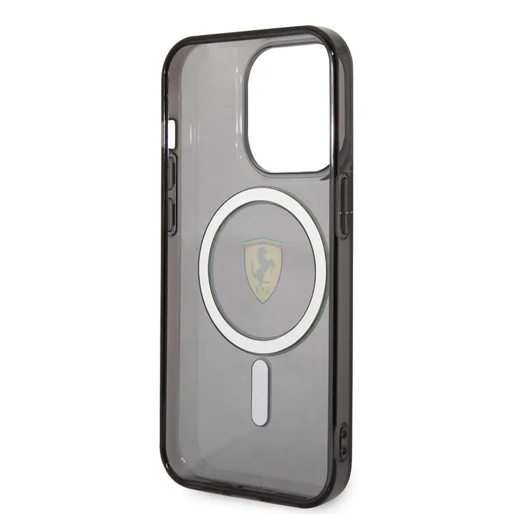 iPhone 14 Pro Max MagSafe Uyumlu Yarı Şeffaf Kılıf - Ferrari