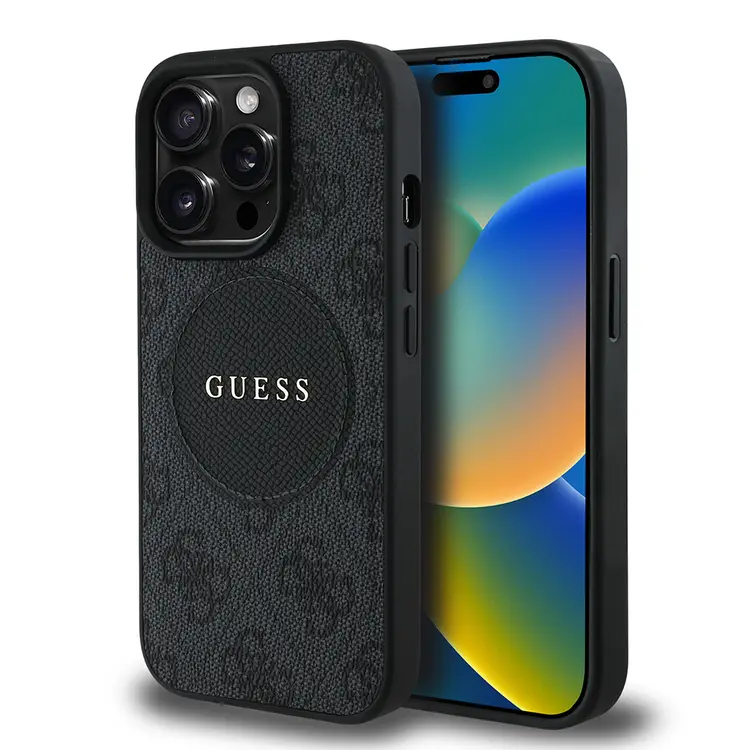 iPhone 14 Pro Max MagSafe Uyumlu Kılıf - Guess Circle Classic