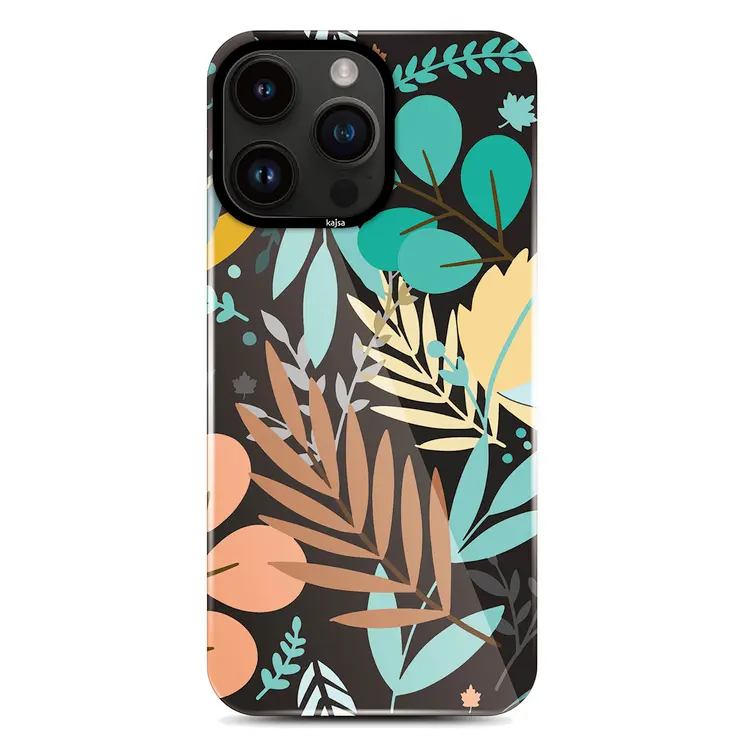 iPhone 14 Pro Max HD Desenli Kılıf - Kajsa Shield Plus Flower Graphic