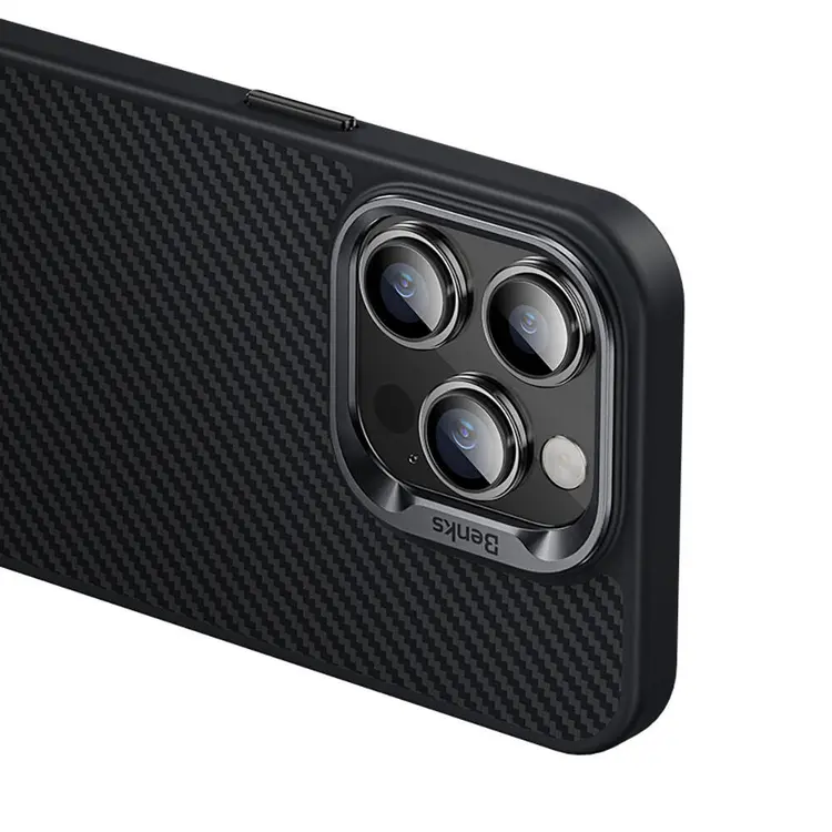 iPhone 14 Pro Max MagSafe Uyumlu Kevlar Kılıf - Benks Hybrid ArmorPro